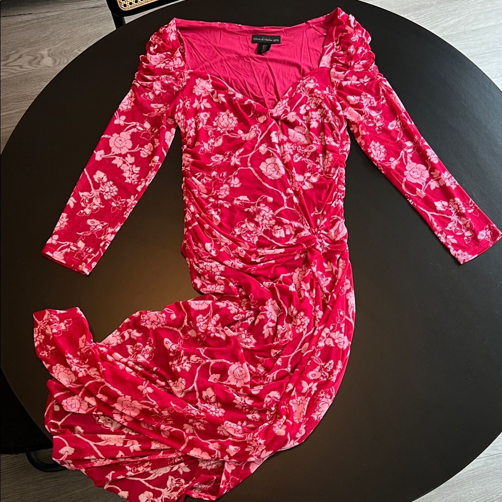 House of Harlow 1960 Red Floral Maxi Dress